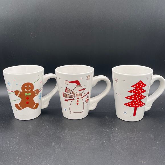 California Pantry Christmas Coffee Cups Set of 6 - Picture 2 of 7